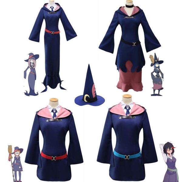 Disfraces de catsuit Anime Little Witch Academia Amanda O'Neill Sucy Mambavaran Lotte Jansson Atsuko 