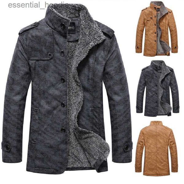 Pelliccia da donna Pelliccia sintetica Giacca invernale da uomo e cappotto Giacca in pelle di alta qualità Smart Casual Pelliccia Plus Giacca in velluto Jaqueta De Couro Masculina L230920