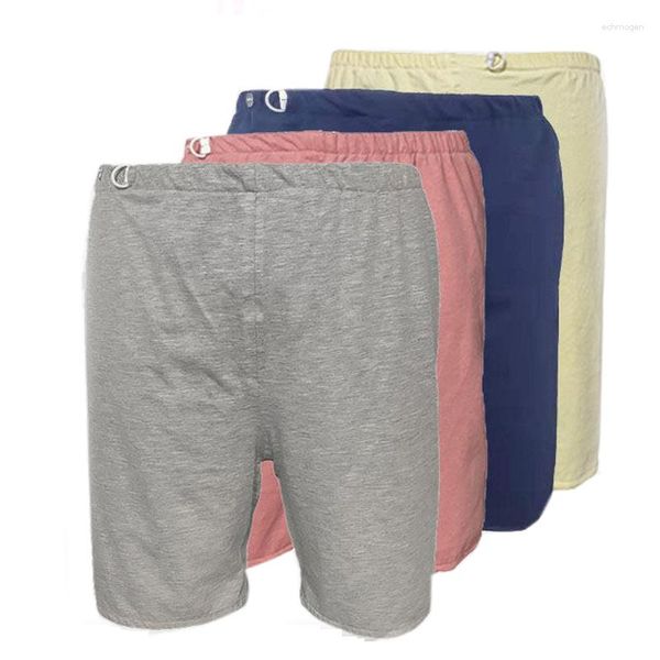 Masculino sleepwear pano idoso adulto fralda shorts verão seção fina à prova de vazamento lavável algodão cama almofada de cuidados para homens e mulheres