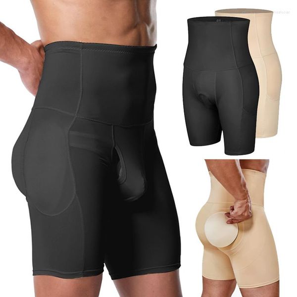 Heren Body Shapers Compressie Taille Trainer Boxershorts Voor Mannen Met Hoge Taille Buik Controle Sexy BuLifter Shaper Slipje