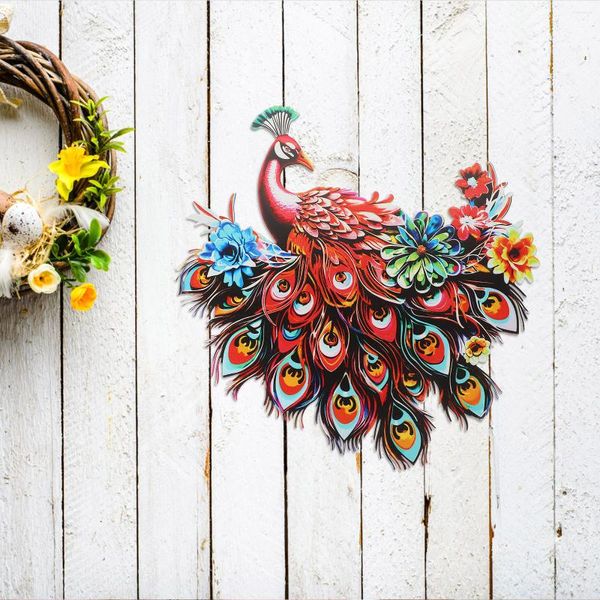 Papéis de parede artesanato de pássaros decoração de casa pavão decorações de parede ornamentos decorar esculturas
