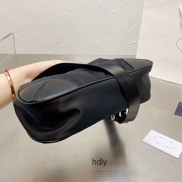 Milano Brand Black Nylon black crossbody evening bag - Waterproof Shoulder Strap with Patchwork Design for Women - Crossbody Handbag and Shopping Purse (EK26)