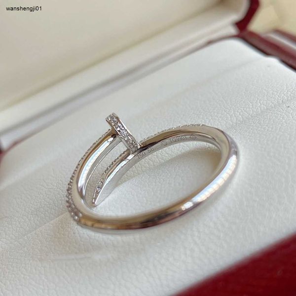 23ss Дизайнерское кольцо Золотое кольцо для мужчин и женщин Бриллиантовое мастерство Изысканный продукт Подарки для подруги Включая коробку