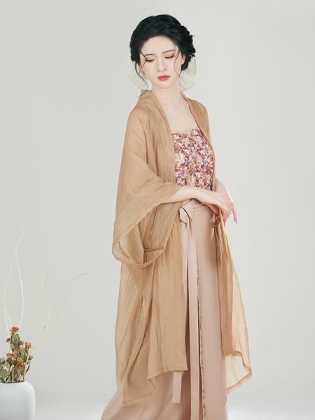 Этническая одежда, старинная придворная женская ханьская китайская юбка для заключительной песни, полусонная юбка, летний сценический танцевальный костюм