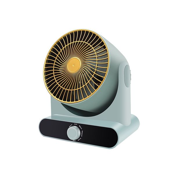 Ventilatore elettrico Ventilatore da tavolo ad angolo regolabile azzurro con 3 marce Ventilatore a circolazione d'aria portatile a basso rumore per la casa