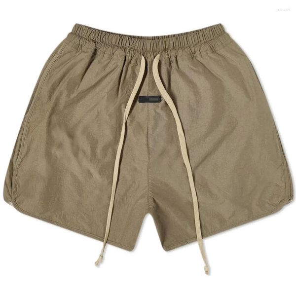 Shorts masculinos Mens Workout Fitness Hip-Hop Street Style Respirável Jogger Gym Khaki Quick Dry Coffee Training Basquete