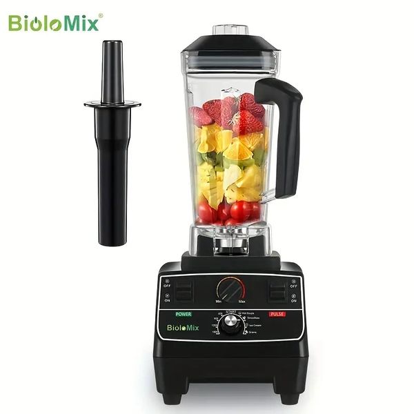 Liquidificador profissional de 2200 W com temporizador inteligente e configurações pré-programadas - frasco de 67,63 onças sem BPA para smoothies, sucos e processamento de alimentos