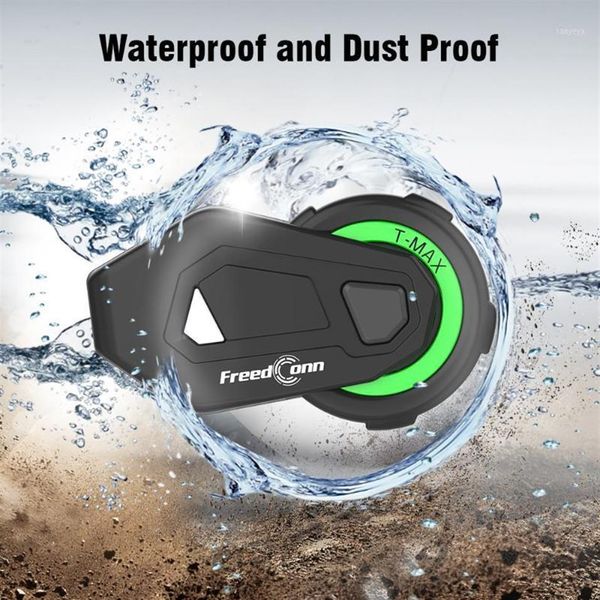 Mais novo dconn T-Max M capacete de motocicleta sem fio bluetooth fone de ouvido com microfone para telefone call1267n