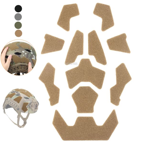 Лыжные шлемы FAST Helmet Волшебная наклейка Охотничий шлем CS Нашивки на липучке для быстрого шлема 11 шт. Набор Аксессуары для шлемов 230919