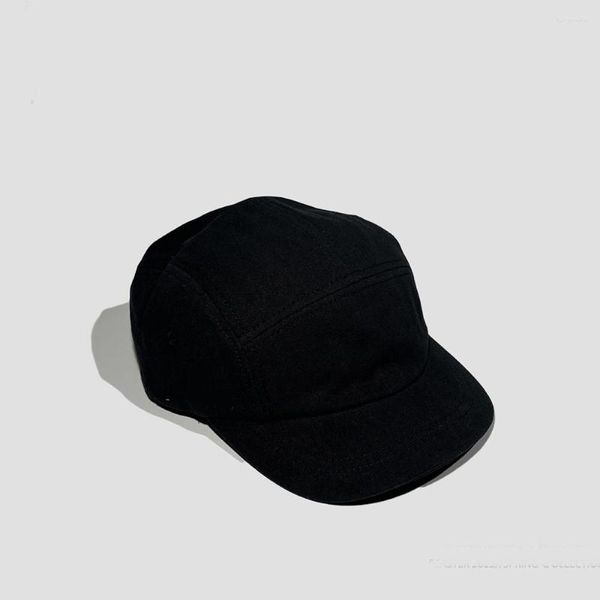 Top kapakları 2023 beş 5 panel kısa brim pamuk beyzbol şapkası snapback kemik infantil menin hip hop baba siyah şapkalar erkekler için