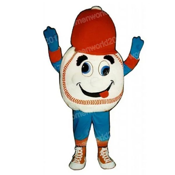 Costume da mascotte di baseball di Halloween per adulti, cartone animato, personaggio a tema anime, abito unisex di carnevale, abito da festa di fantasia natalizia