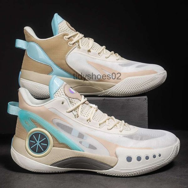 Novos sapatos de basquete wade road phantom 3 sapato esportivo profissional malha absorção de choque leve e respirável wade tênis de basquete