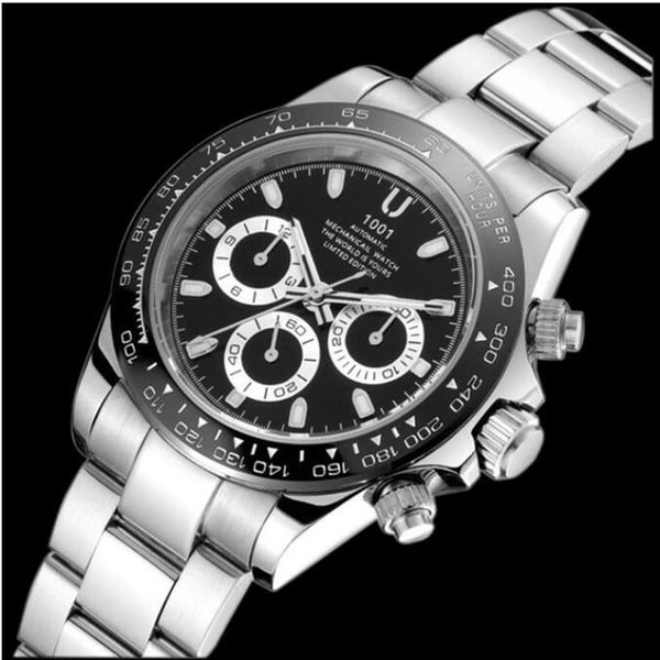 Relógio masculino bp fábrica nova versão, venda 40mm cosmograph 116500 suíço eta 7750 movimento automático cronógrafo masculino wa297y