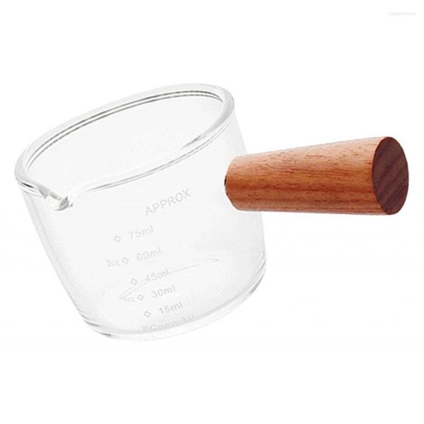 Strumenti di misurazione Tazza di vetro Brocche di misurazione Tazza di miscelazione per cottura al ristorante 75 ml