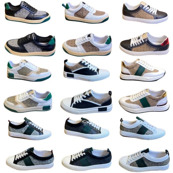 Hausschuhe mit Buchstaben, Marken-Designer-Schuhe, luxuriöse Herren-Freizeitschuhe, klassische Skate-Schuhe, Schnürschuhe, Bienen-Druck, rutschfeste Schuhe, Outdoor-Schuhe mit flachem Absatz, runde Schnür-Plateau-Schuhe