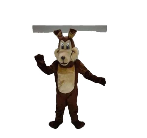 Discount Factory Schöner Wolf-Anzug, Tier-Cartoon-Maskottchen-Kostüm, Kostüm, Geburtstag, Geburtstag, Party, Weihnachten, Anzug, Karneval, Unisex, Erwachsene, Outfit