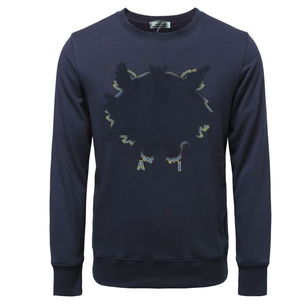 Langarm-Herren-Designer-Sweatshirts mit Rundhalsausschnitt, Tiger-Print, Herbst- und Winterkleidung, Kleidung, Oberteile, Rundhalsausschnitt, lockere, lässige, reflektierende Kleidung, Frühling