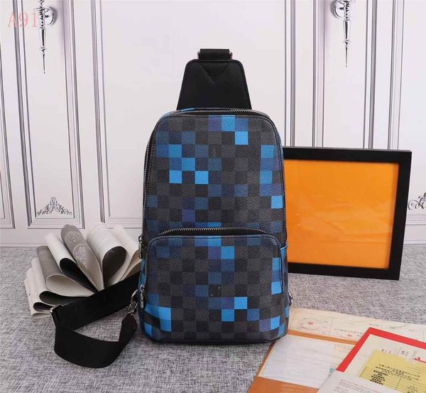 homens saco de peito 5A + bolsa crossbody mulheres mochila ombro satchels mensageiro sacos azul designer bolsa celular homem de luxo carteira marrom flor bolsas quentes