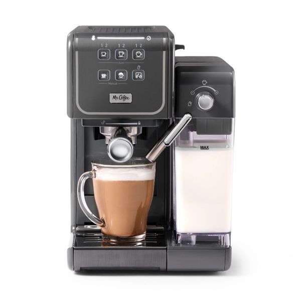 Coffee New One-Touch CoffeeHouse Espresso, Cappuccino e Latte Maker, cinza