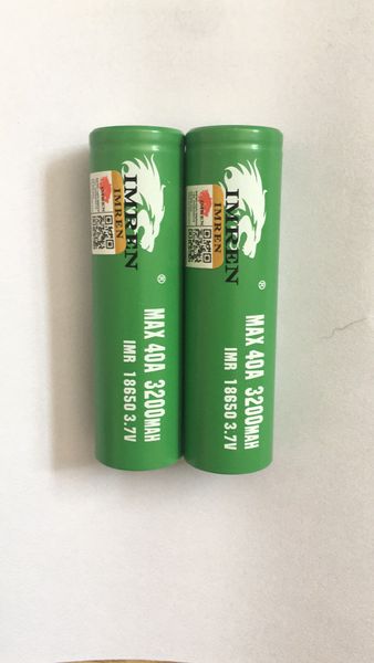 Nuova batteria IMR 18650 Oro Verde Rosso Leopardo 3000mAh 3200mAh 3300mAh 3500mAh Batterie con codice di sicurezza