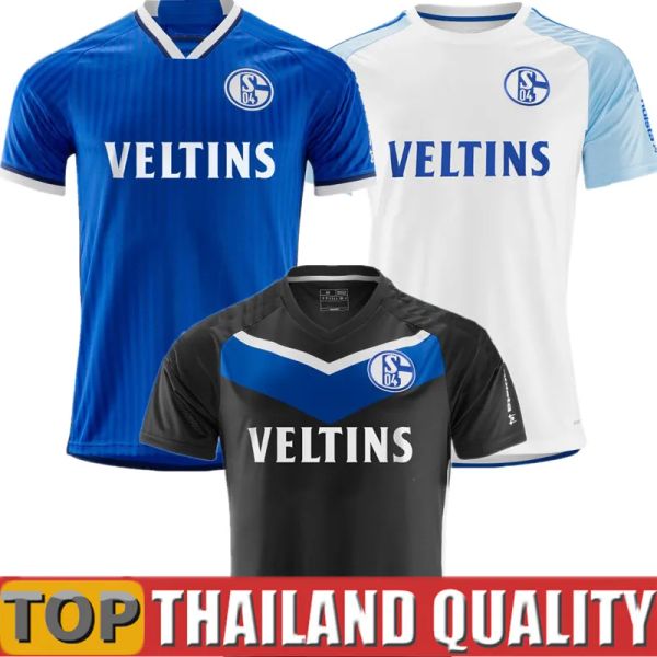 23 24 Schalke 04 Home Away Third Soccer Jerseys OUWEJAN PALSSON LODE LATZA TERODDE ZALAZAR BULTER LEE FLICK PIERINGER DREXLER THIAW MULLER 2023 2024 Fußball 8961