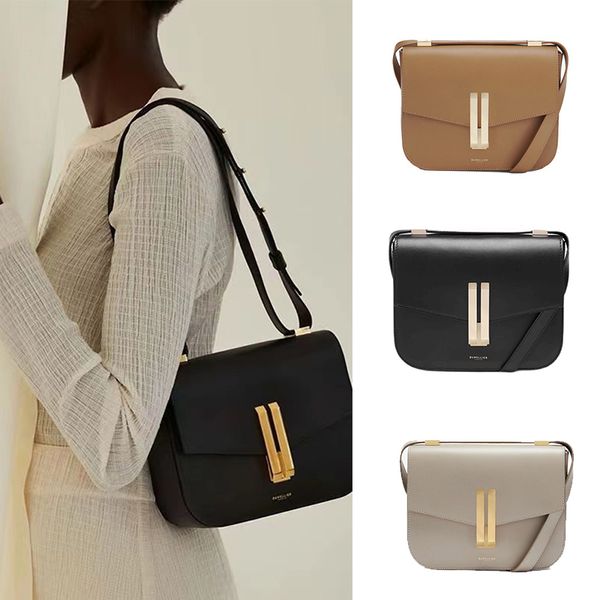 Hochwertige, hochwertige Demell Luxurys Designer-Umhängetaschen, modische Damen-Klassiker, Tofu-Brötchen, Flap-Kettentasche, Handtaschen, Umhängetaschen, Geldbörsen