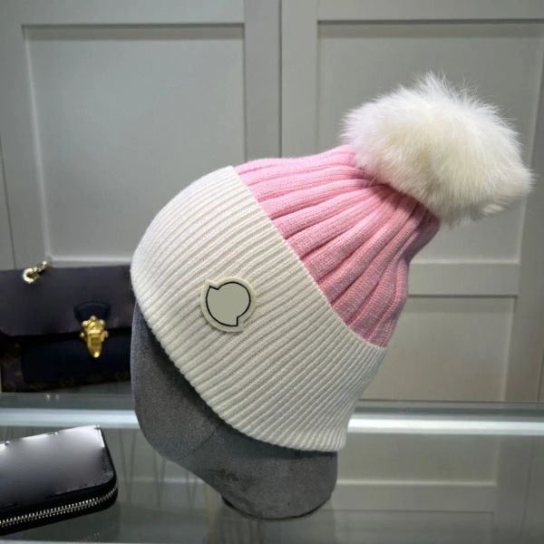 Tasarımcılar Kış Örme Şapka Bonnet Karışımı Malzeme Moda ve Sıcak Büyük Kafa Bandı Giyen Parti Alışveriş Hediyeleri G239211PE-3