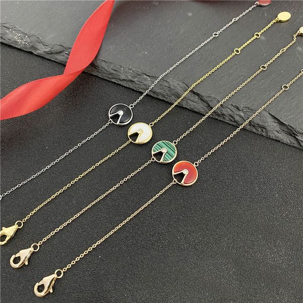 braccialetto di lusso braccialetti amuleto gioielli firmati per donna oro 18 carati argento agata conchiglia catena cerchio uomo gioielli moda donna festa regalo di natale dhgate