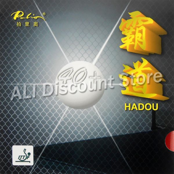 Tischtennisschläger Palio, offizielles 40-Hadou-Tischtennis-Gummimaterial, blauer Schwamm für schnellen Angriff, mit Schlaufe 230921