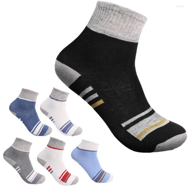 Männer Socken 5/1 Paar Hohe Qualität Lot Mann Casual Atmungsaktive Männer Baumwolle Laufen Sport Geschenk Sokken Große größe 38-45