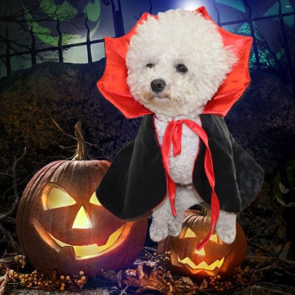 Trajes de gato Halloween Cosplay Traje Feriado Animal de Estimação Vampiro Personagem Interior Gatinho Chifre Cape House Party Filhote de Cachorro Coisas