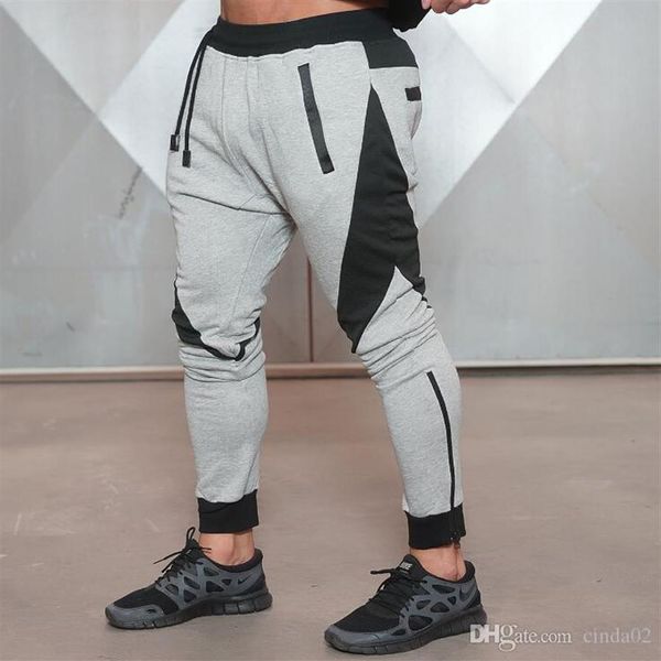 Pantaloni sportivi corti lunghi da fitness in cotone elasticizzato pantaloni da jogging fitness da uomo Body Engineers Jogger Outdoor Men Clothing241E