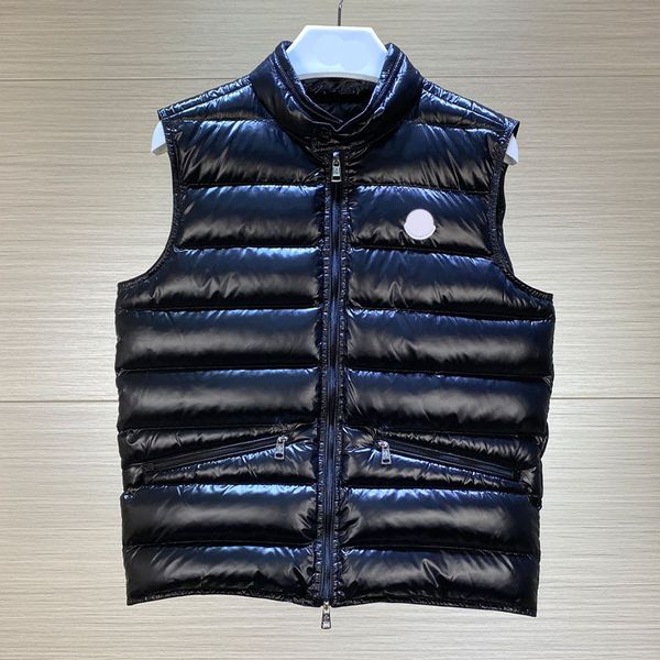 Piumino da uomo Gilet da uomo Piumino Stilista da uomo Distintivo Vendita al dettaglio all'ingrosso Piumino da uomo Trasporto gratuito Gilet necessario Taglia 1-6