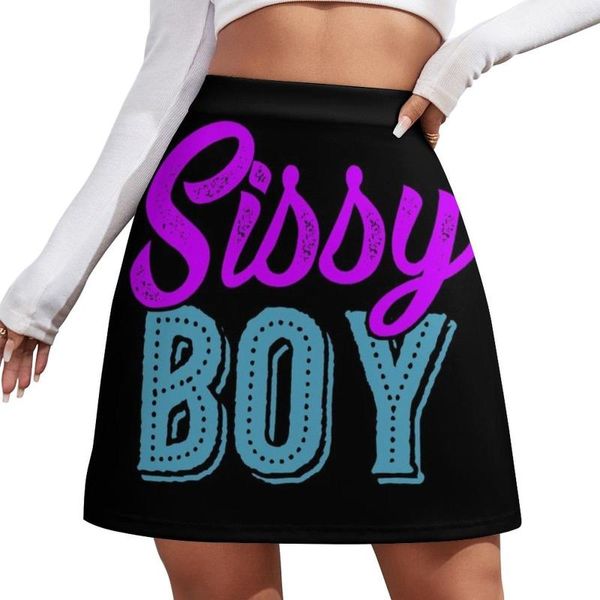 Röcke Sissy Boy ABDL LittlePurple Design Minirock Denim Satin Rave Outfits für Frauen 2023