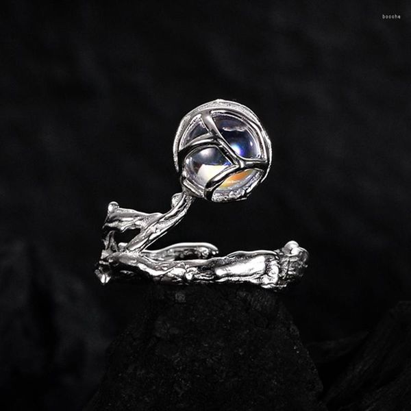 Кольца-кластеры MLKENLY в стиле фэнтези, дизайн из стерлингового серебра 925 пробы, кольцо-ветвь, женское отверстие, аксессуары для сохранения цвета