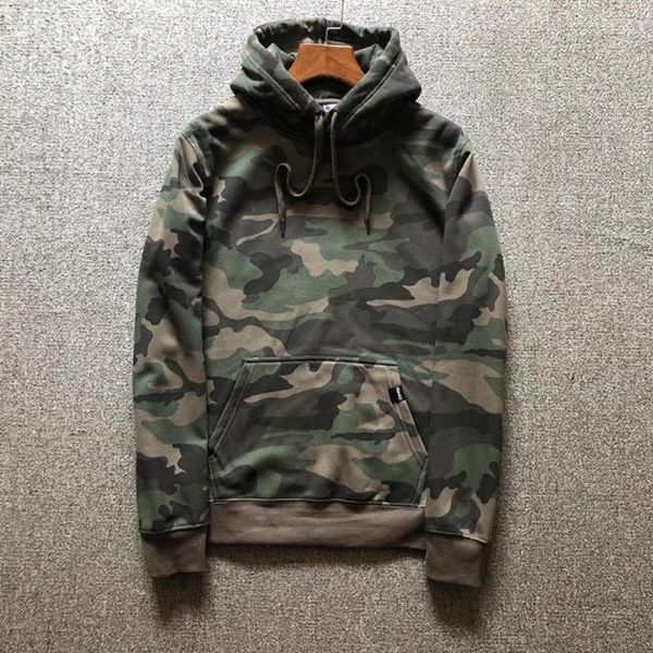 Felpe con cappuccio da donna Capispalla autunnale di alta qualità Camicette giovanili in cotone sciolto militare di lusso pullover coreano Abbigliamento donna Felpa con cappuccio mimetica