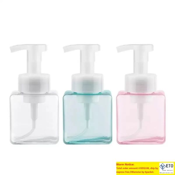 wholesale Dispenser di sapone per mani in schiuma da 250 ml Bottiglia di dispenser di schiuma Lozione Detergente per il viso Shampoo Contenitori di schiuma liquida 12 LL