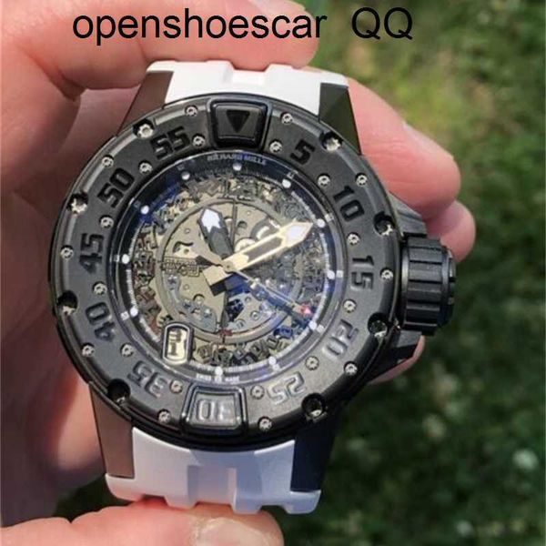 Richarmilles Tourbillon İsviçre Hareketi Mekanik En Kaliteli Saatler Sports Serbest Derleme RM028 Siyah - 30 Parçasqqso