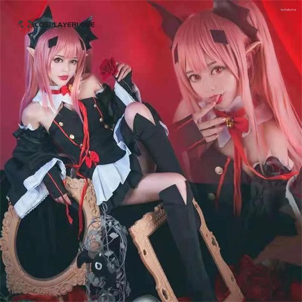 Partyzubehör Seraph Of The End Krul Tepes Kopfbedeckung für Cosplay Kostüm Halloween Karneval