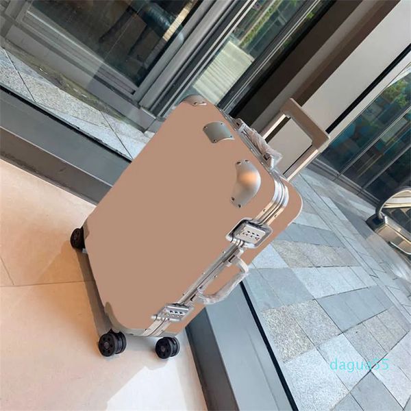 Designer Modetasche Boardingbox großes Fassungsvermögen Reise Freizeit Urlaub Trolley-Koffer Aluminium Magnesium