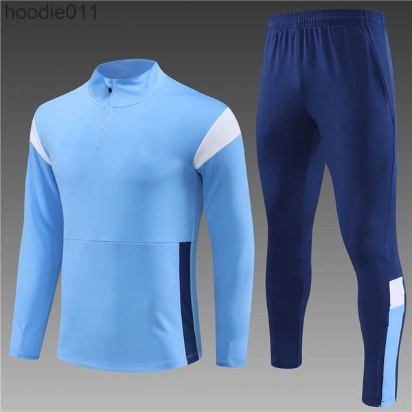 Herren-Trainingsanzüge 23–24, neue Herren- und Kinder-Fußballsport-Pullover-Shirts, Trainings-Trainingsanzug-Sets für Erwachsene, Survêtement-Jogging-Sets S-XXL L230921