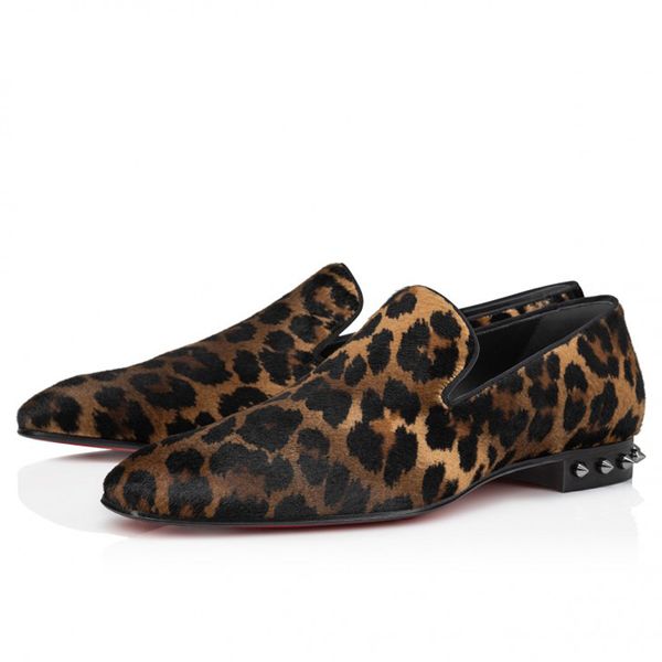 Lüks Erkek Marketler Loafers Elbise Ayakkabı Dandelion Nilou Flats Oxfords Spor Ayakkabı Buzağı Deri Pony Kitty Baskı Düşük Üstler Leopar Tahıl Tasarımı Çalışan Morer Kutusu EU 38-47