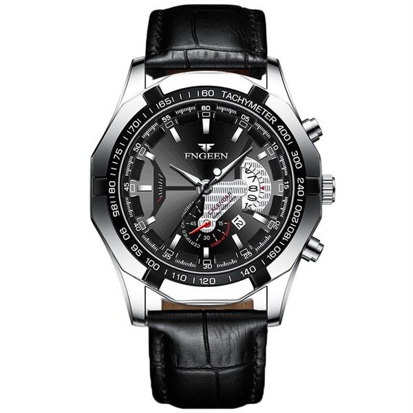 Watchsc-Nuovo orologio colorato semplice stile sportivo orologi argento cintura nera226H