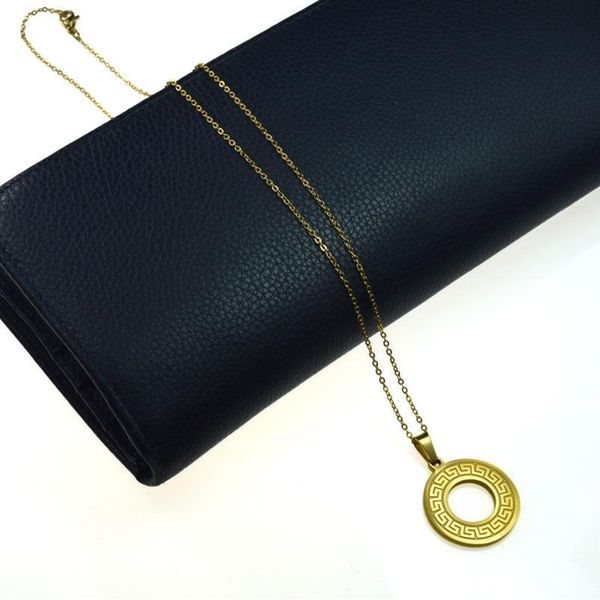 Collana in oro giallo 18K 18CT GP donna uomo catena solida GIOIELLI N205311K