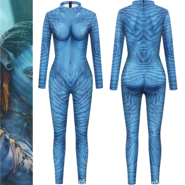 Costumi Catsuit Film Avatar Alien ET Tuta Catsuit Sexy Donna Uomo Costumi Cosplay per adulti Zentai Halloween Body