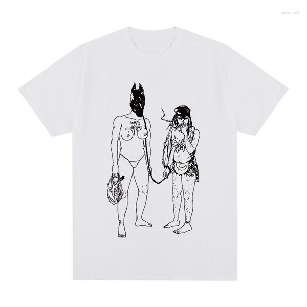 Magliette da uomo Death Grips T-shirt estiva divertente Camicia da uomo in cotone TEE TSHIRT Donna