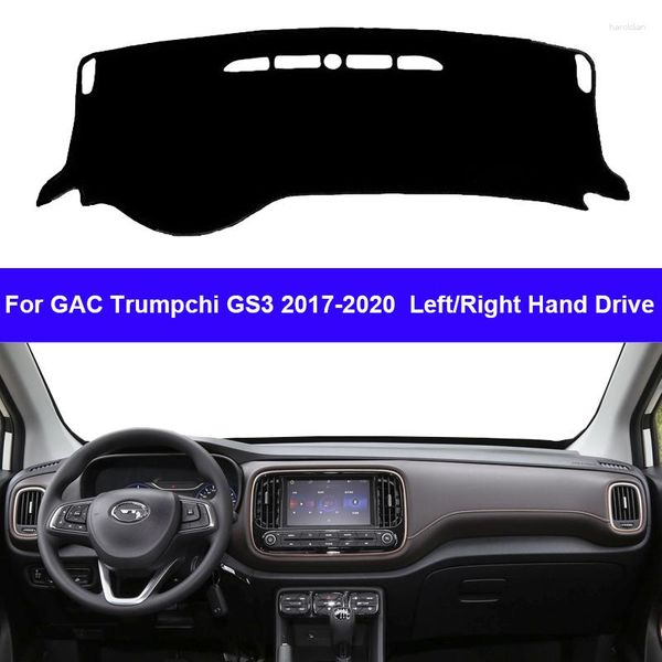 Acessórios interiores do carro auto painel interno capa para gac trumpchi gs3 2023-traço tapete capa sun sombra almofada anti-uv