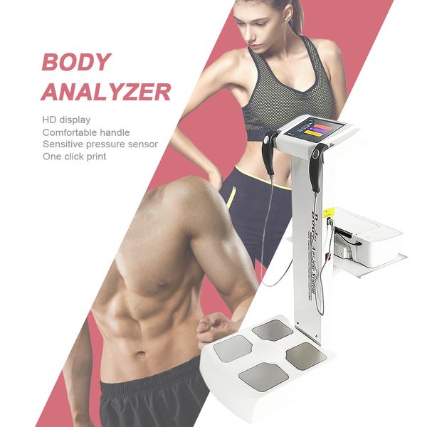 Сканирующая машина весовых весов анализатора состава тела ИМТ для анализатора тестов тела с принтером