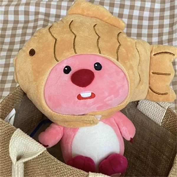 Bambole di peluche Loopy Castor Fiber Simpatica bambola di peluche Kawaii Soffice peluche Adorakable Divano Cuscino Decorazione della stanza Decorazioni per la casa Regalo di Natale per bambini 230920