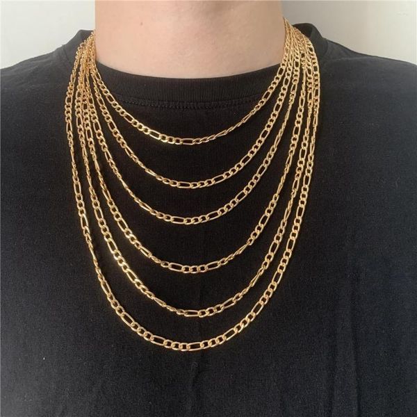 Цепочки, модное ожерелье-цепочка в стиле панк для мужчин, серебряного цвета, длинное складное штабелируемое носимое ювелирное изделие в стиле хип-хоп, подарок